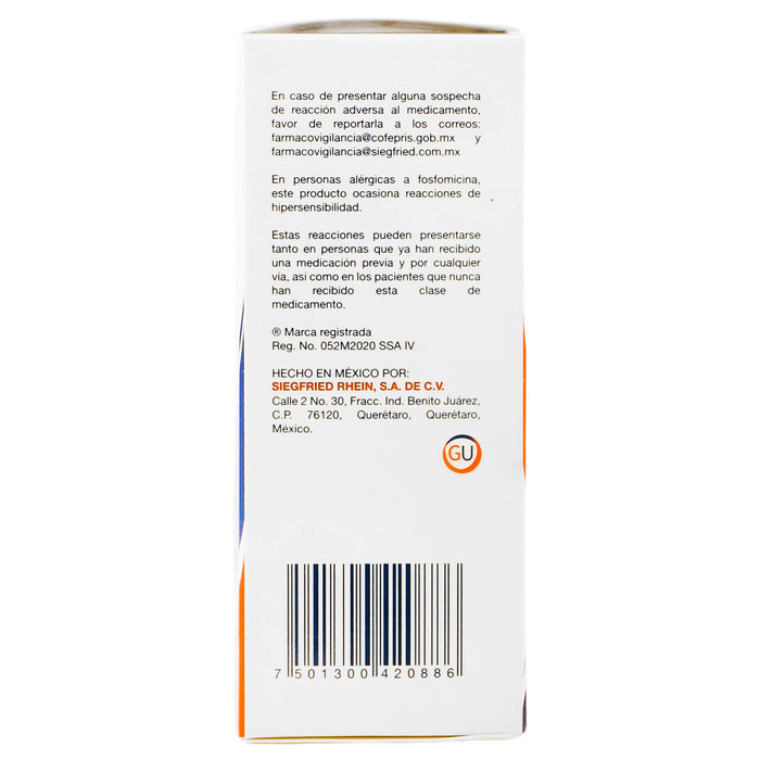 Pregnus-Uti Ped Polvo 2G Con 1 (Fosfomicina) - WeCare Pharma