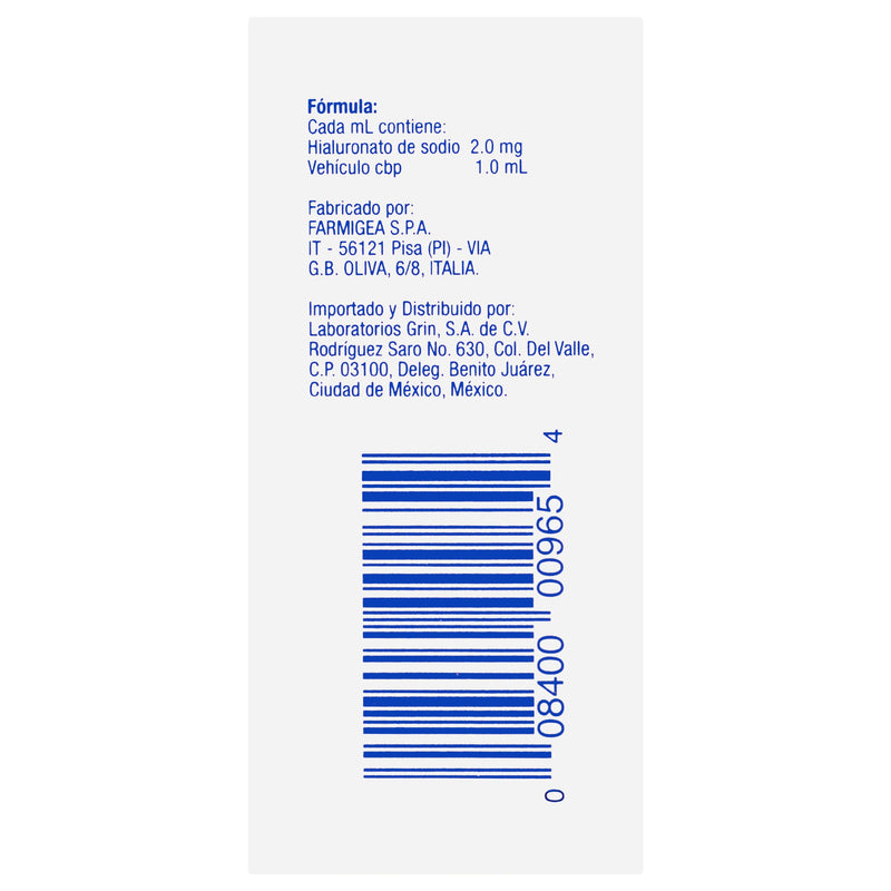 Zonaker Pf (Hialuronato De Sodio) Sol Oft 0,2% 10Ml 008400009654 7