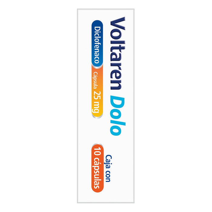 Voltaren Dolo (Diclofenaco) Tabletas 25Mg Con 10 - WeCare Pharma