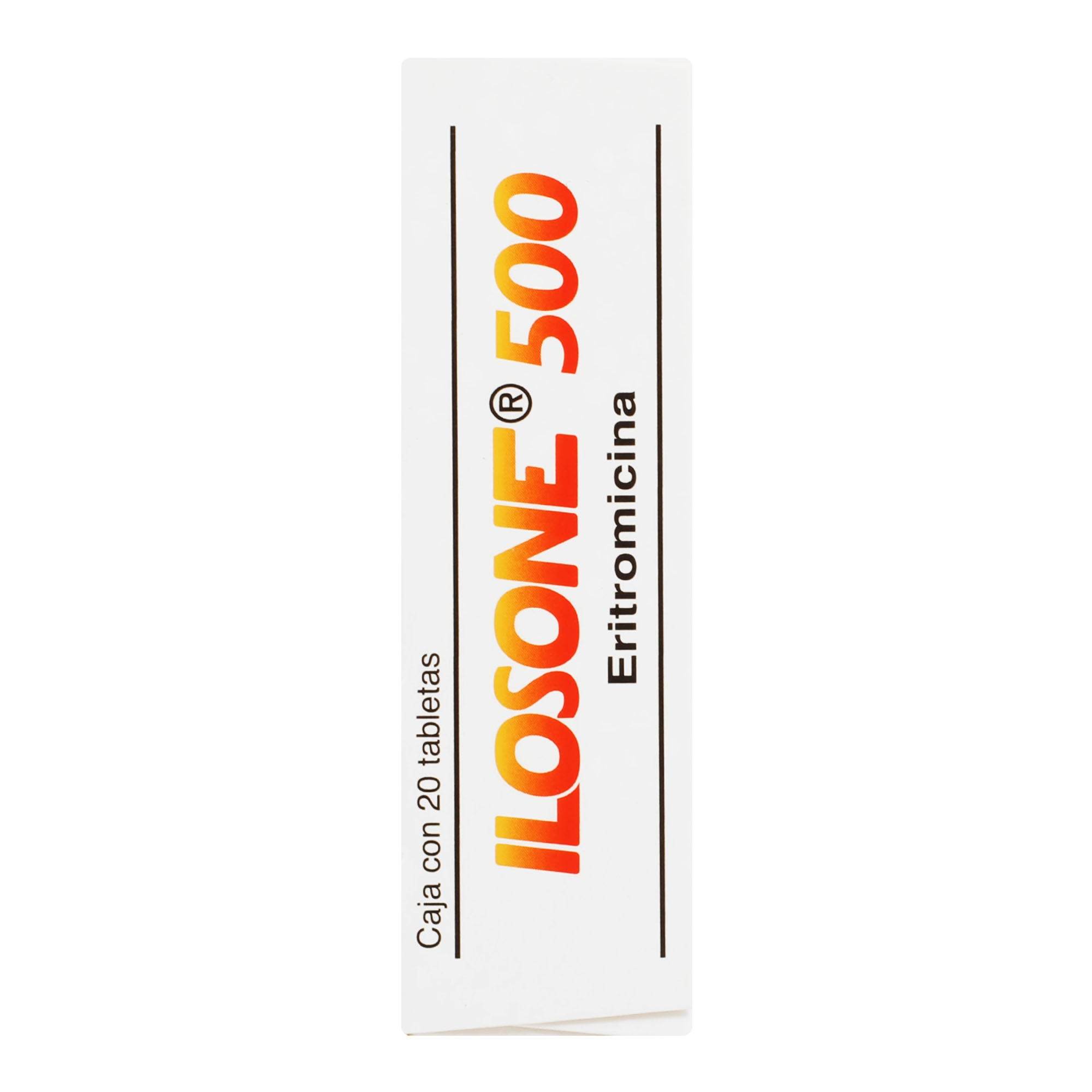 Ilosone 500 500Mg Con 20 Tabletas (Eritromicina) — WeCare Pharma