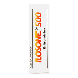 Ilosone 500 500Mg Con 20 Tabletas (Eritromicina) — WeCare Pharma