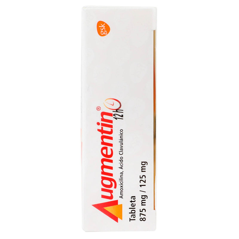 Augmentin 12H 875Mg/125Mg Con 14 Tabletas (Amoxicilina/Clavulanato) - WeCare Pharma