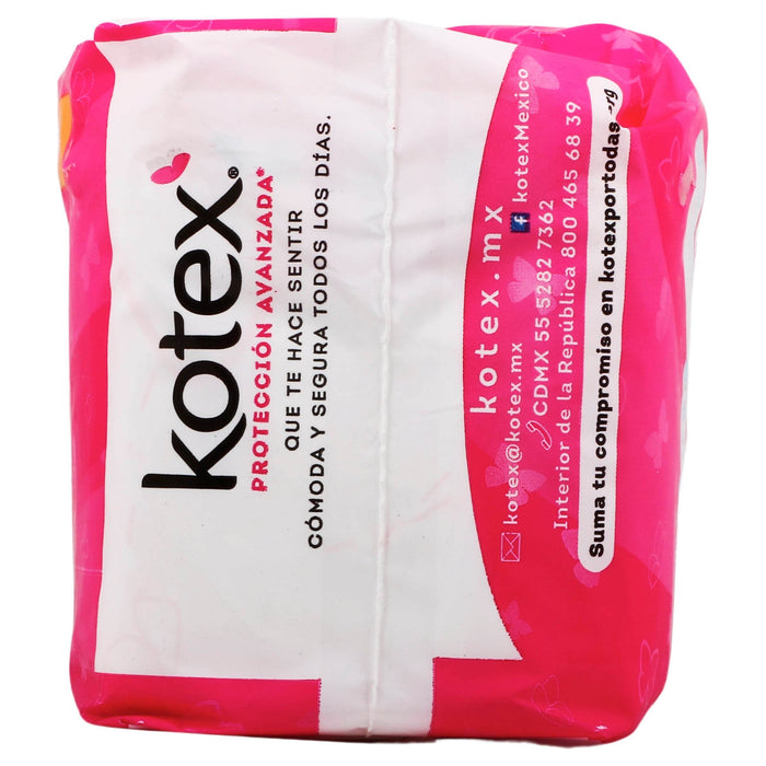 Toallas Sanitarias Kotex Clásicas Anatómicas Sin Alas Con 10 - WeCare Pharma