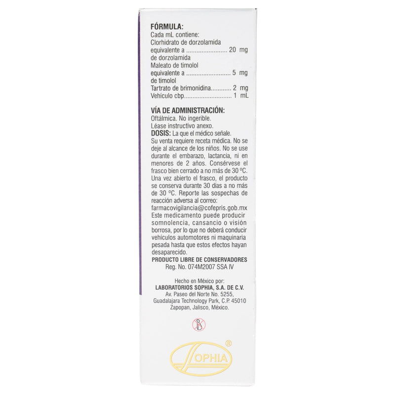 Krytantek Ofteno Pf Gotas 20Mg/5Mg/2Mg/Ml 5Ml (Dorzolamida/Timolol/Brimonidina) - WeCare Pharma