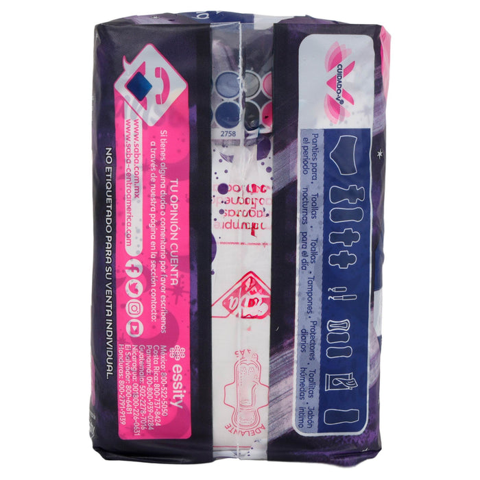 Toallas Saba Buenas Noches Extra Con Alas Con 8 - WeCare Pharma