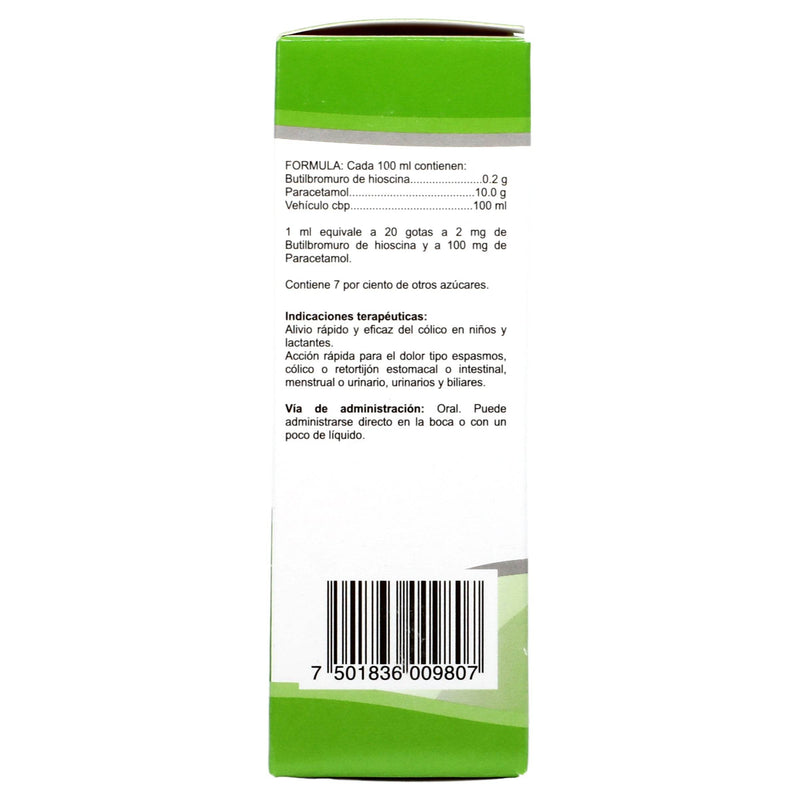 Precicol Gotas Gotas 2Mg/100Mg/Ml 20Ml (Hioscina/Paracetamol) - WeCare Pharma