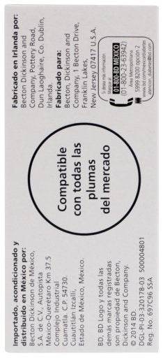 Aguja Para Pluma Bd 32Gx4Mm Con 10 - WeCare Pharma