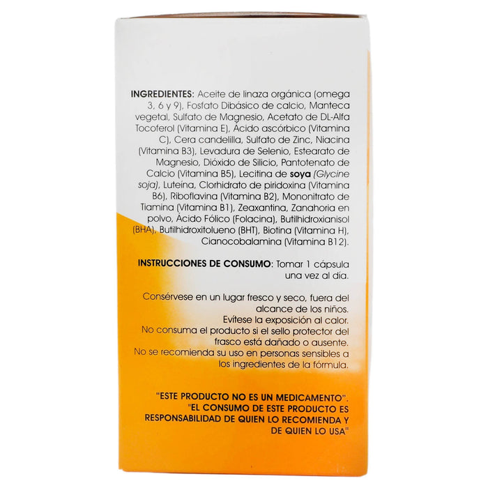 Lutan 1.5G Con 60 Capsulas (Omega 3 6 Y 9/Vitaminas/Luteina/Zeaxantina) - WeCare Pharma