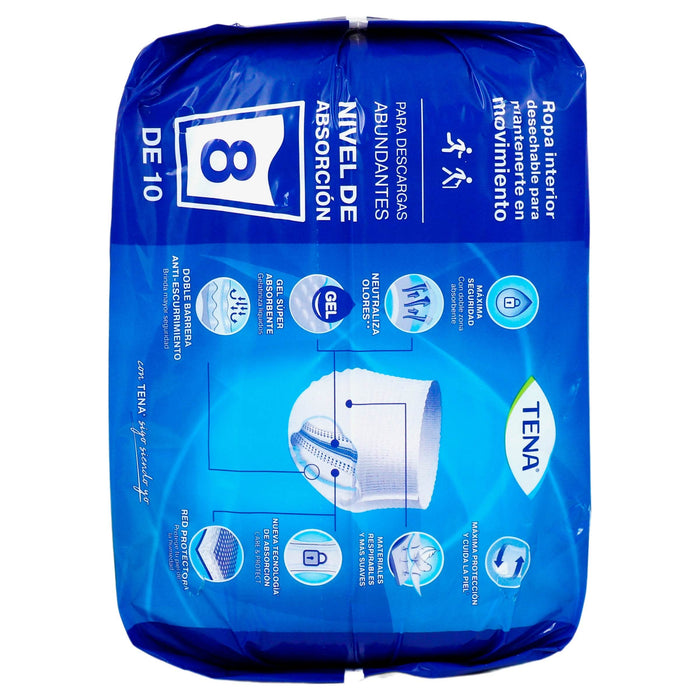 Pañal Tena Pants Calzon Mediano Con 10 - WeCare Pharma