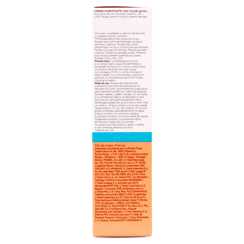 Anthelios Uvmune 400 Hidratante Fps50 Color 50Ml - WeCare Pharma