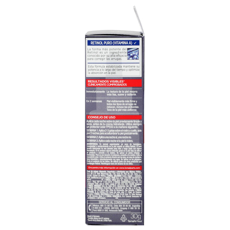 Loreal Paris Serum Revitalif Retinol Noche 30Ml - WeCare Pharma