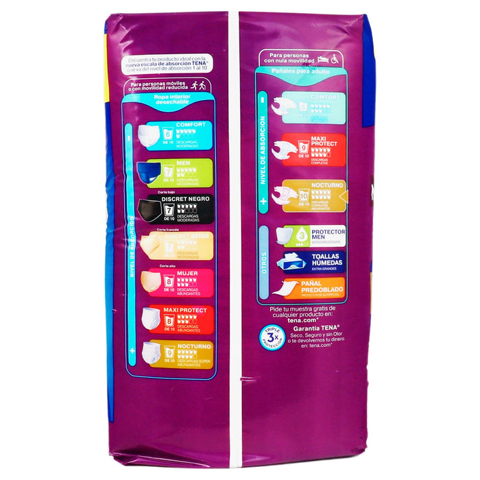Pañal Tena Slip Nocturno Grande Con 8 - WeCare Pharma