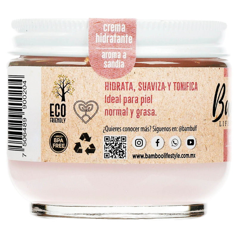 Bam Boo Crema Hidratante Sandia Con 100G - WeCare Pharma