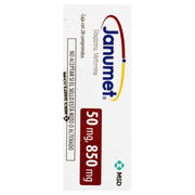 Janumet 50Mg/850Mg Con 28 Tabletas (Sitagliptina/Metformina) - WeCare Pharma