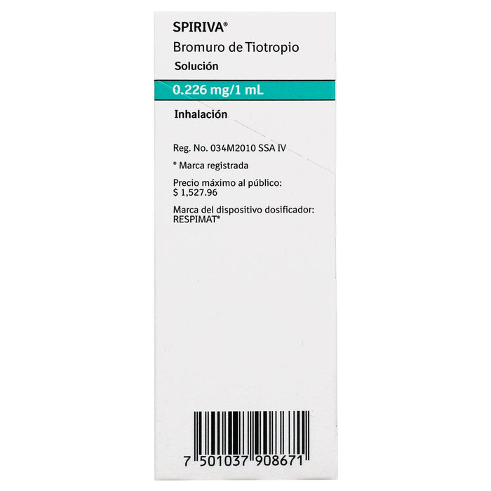 Spiriva Solución 0.226Mg/1Ml Con Disp (Tiotropio) - WeCare Pharma