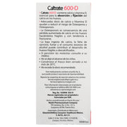 Caltrate 600+D 600Mg/400Unid Con 90 Duopack Tabletas (Carbonato De Calcio/Colecalciferol) - WeCare Pharma