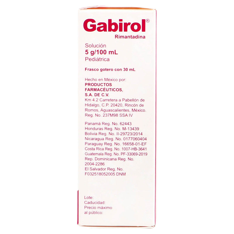 Gabirol Gotas 5G/100Ml 30Ml (Rimantadina) - WeCare Pharma