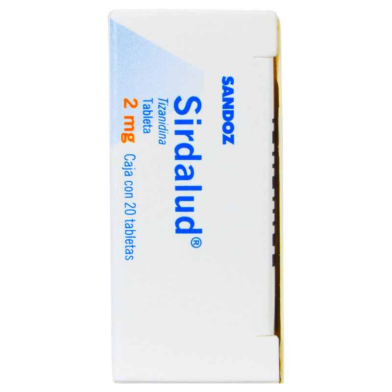 Sirdalud (Tizanidina) Con 20 Tabletas De 2Mg S - WeCare Pharma