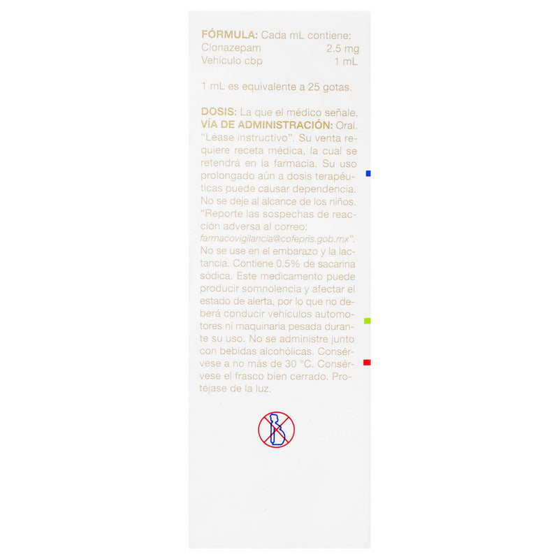 Kriadex (Clonazepam) Solución 2.5Mg/Ml 10Ml - WeCare Pharma