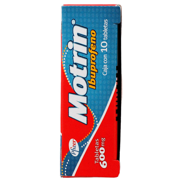 Motrin 600Mg Con 10 Tabletas (Ibuprofeno) - WeCare Pharma