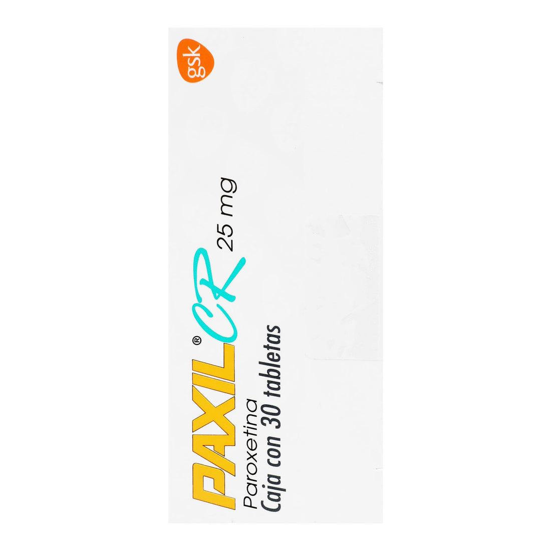 Paxil Cr 25Mg Con 30 Tabletas (Paroxetina) 7 - 8044000014089