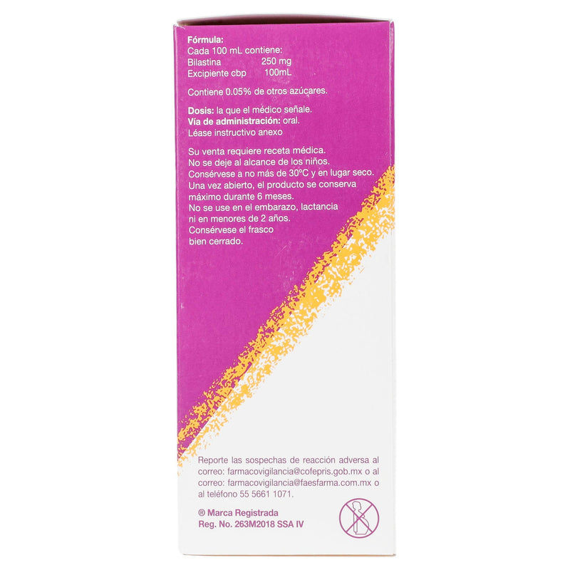 Blaxitec Ped Solución 2.5 Mg/Ml 120Ml (Bilastina) - WeCare Pharma