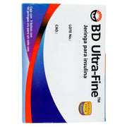 Jeringa Insulina Ultrafine Bd 0.5Ml 31Gx8Mm Con 30 - WeCare Pharma