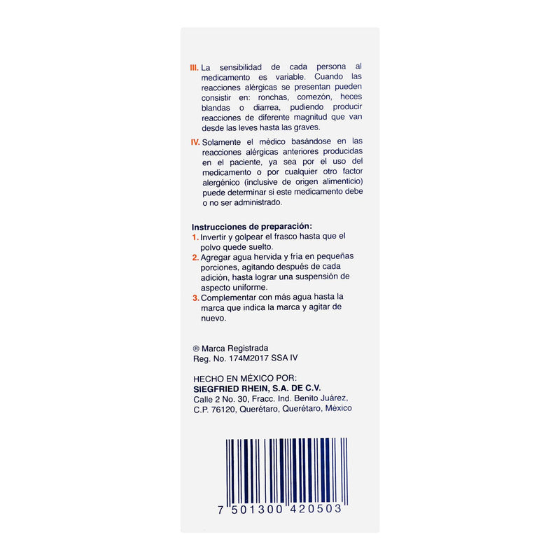Pregnus Suspensión 250Mg/5Ml 120Ml (Fosfomicina) - WeCare Pharma