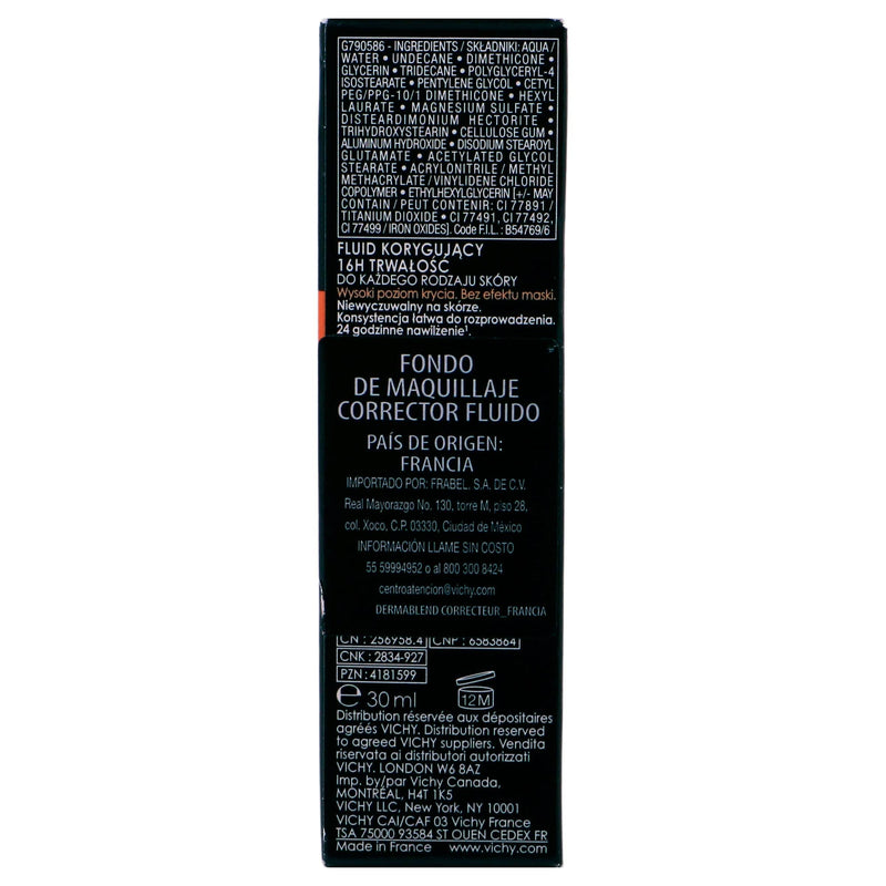 Vichy Dermablend Fluido 55 Bronce Fps35 20Ml - WeCare Pharma