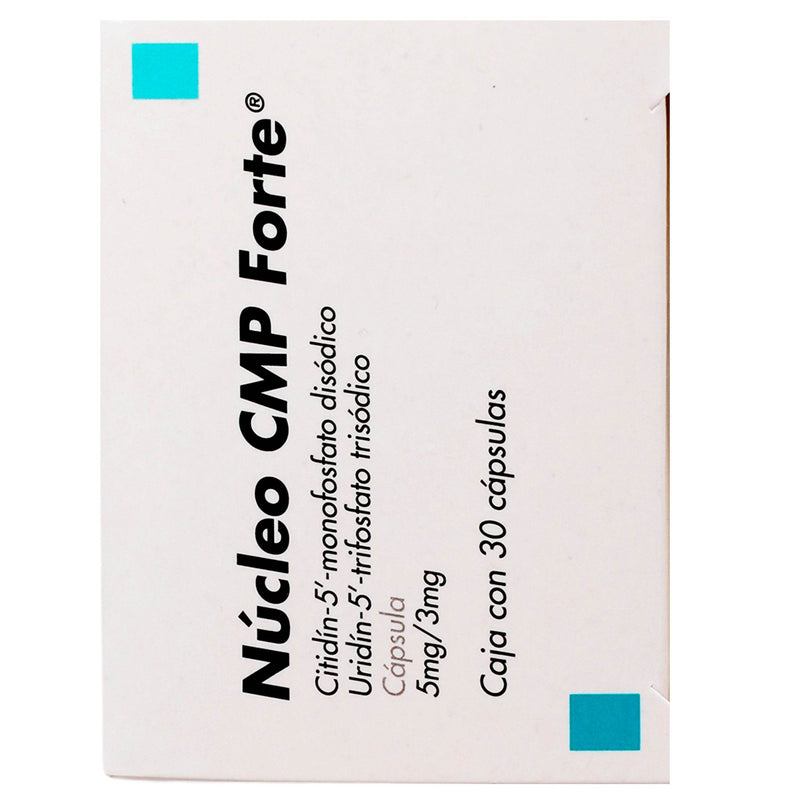 Nucleo Cmp Forte 5Mg/3Mg Con 30 Capsulas (Citidin 5/Uridin 5) - WeCare Pharma