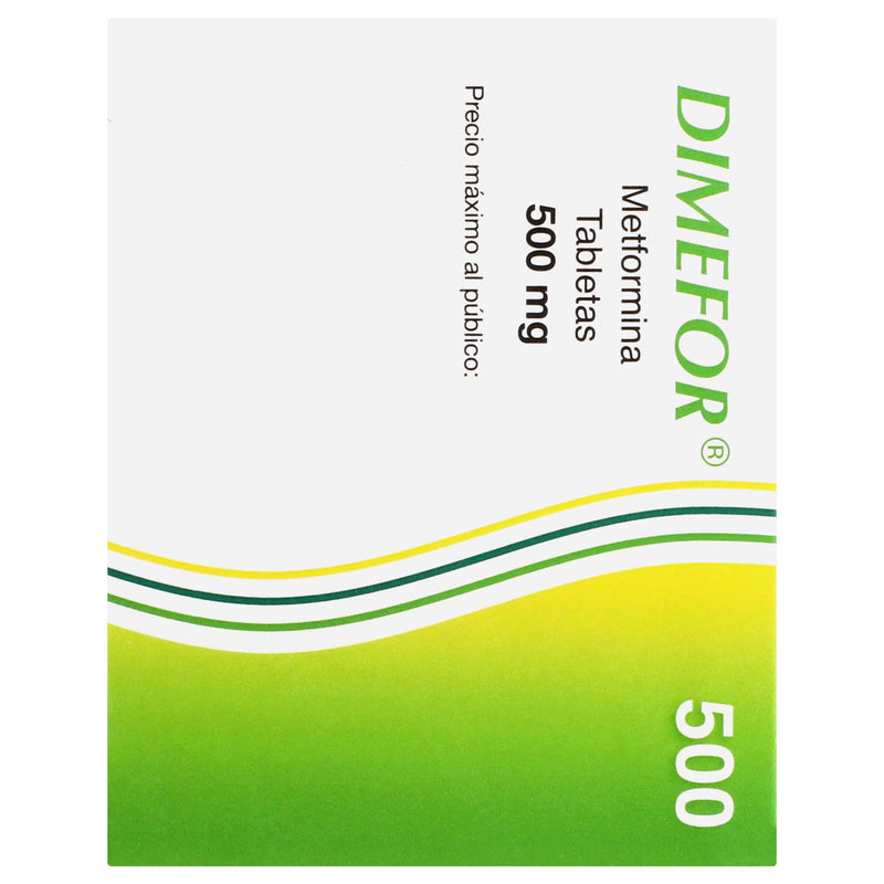 Dimefor 500Mg Con 60 Tabletas (Metformina) - WeCare Pharma
