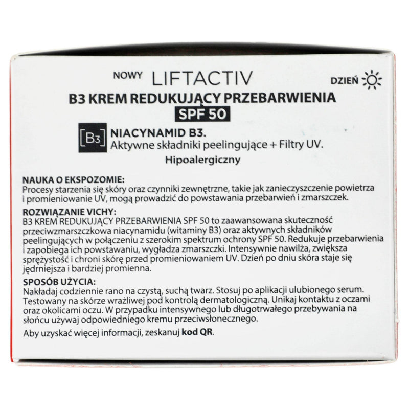 Vichy Liftactiv Crema B3 Antimanchas Oscuras Fps50 50Ml - WeCare Pharma