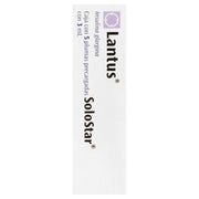 Lantus Solostar Pluma 100Unid/Ml 3Ml Con 5 (Insulina Glargina) - WeCare Pharma