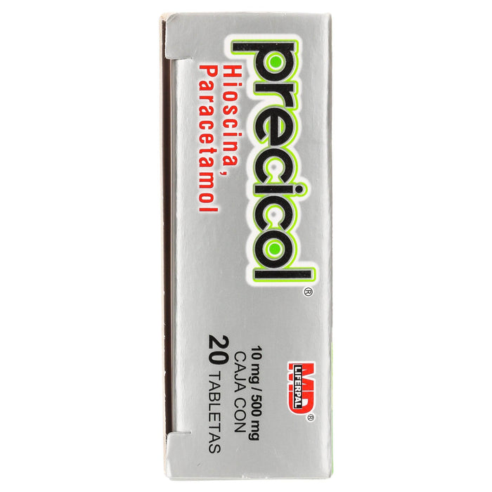 Precicol Precicol 10Mg/500Mg Con 20 Tabletas (Hioscina/Paracetamol) — WeCare Pharma