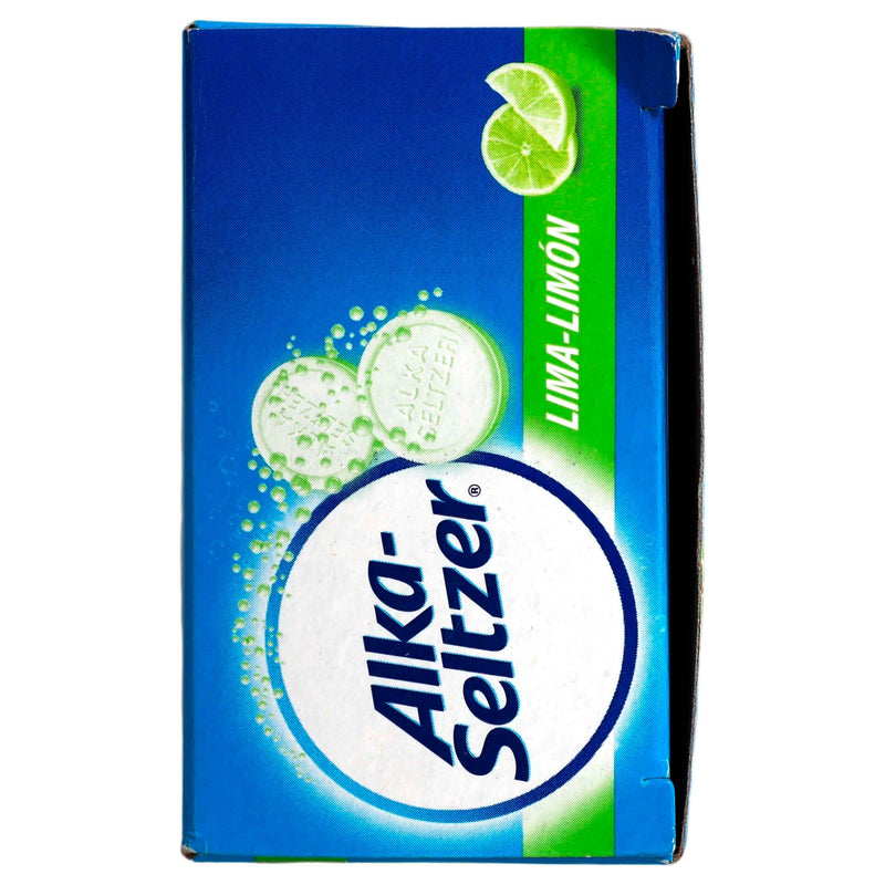 Alka-Seltzer Lima-Limon Efervecente V Con 12 Tabletas (Bicarbonato/Ac Citrico/ Ac Acetilsalicilico) - WeCare Pharma