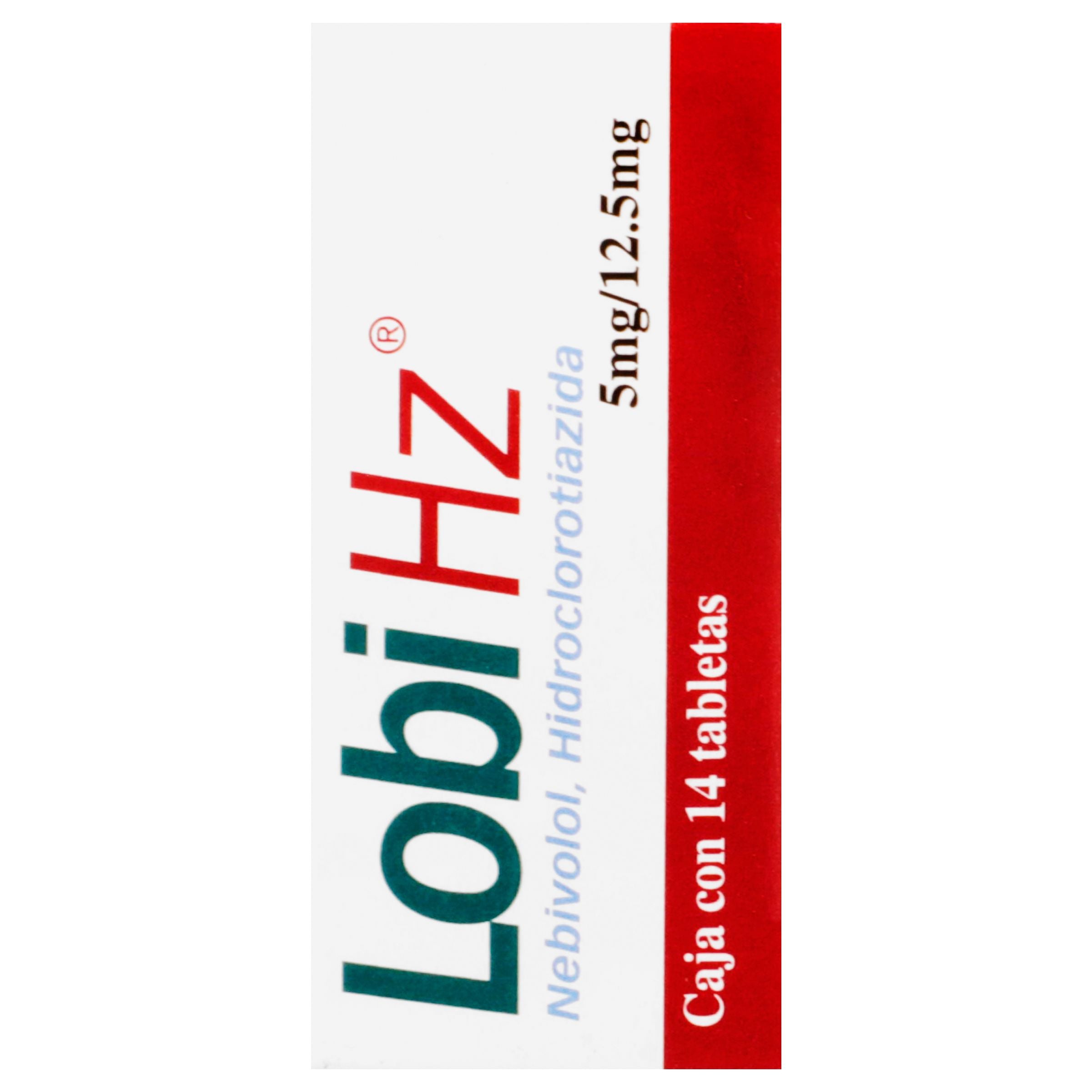 Lobi Hz 5Mg/12.5Mg Con 14 Tabletas (Nebivolol/Hidroclorotiazida) 7 - 7506317100554