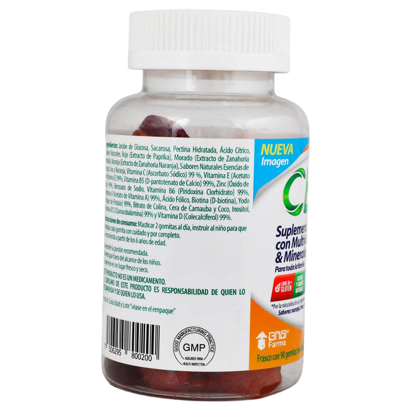 Cboost Gomitas 2G Con 90 (Multivitaminas/Minerales) - WeCare Pharma