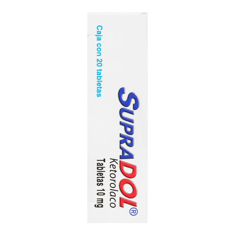 Supradol 10Mg Con 20 Tabletas (Ketorolaco) - WeCare Pharma