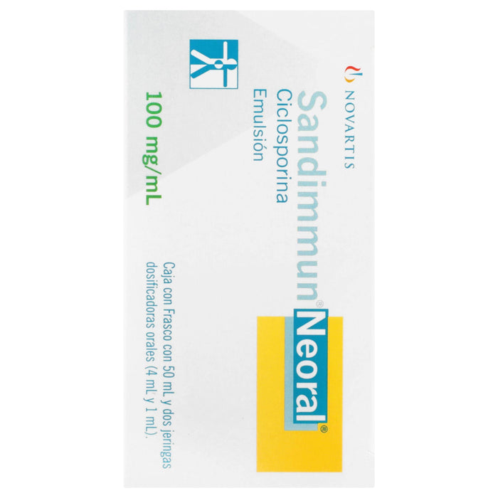 Sandimmun Neoral Vial 100Mg/Ml Con 50Ml (Ciclosporina) - WeCare Pharma