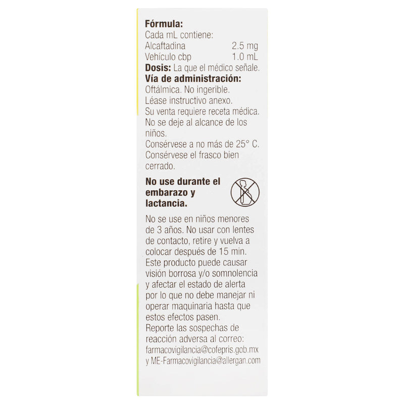Lastacaft Gotas 2.5Mg/Ml 3Ml (Alcaftadina) - WeCare Pharma