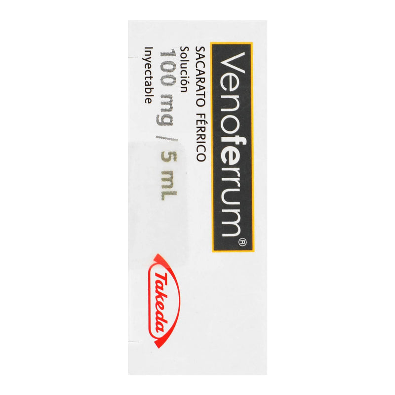 Venoferrum 100Mg/5Ml Con 1 Ampulas (Sacarato Ferrico) - WeCare Pharma
