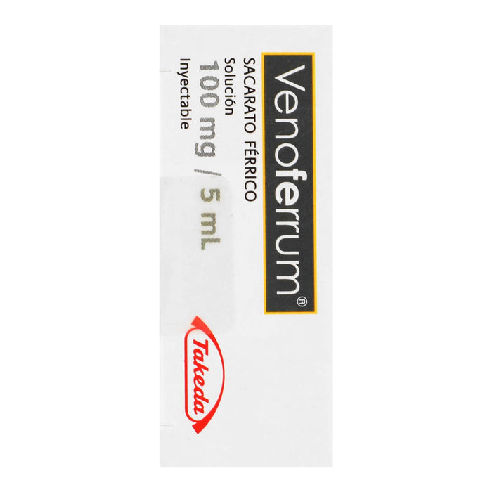 Venoferrum 100Mg/5Ml Con 1 Ampulas (Sacarato Ferrico) - WeCare Pharma