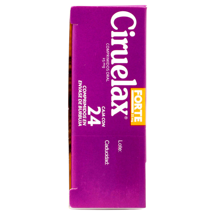 Ciruelax Forte 25Mg Con 24 Comprimidos (Cassia Angustifolia) 7 - 7803510003409