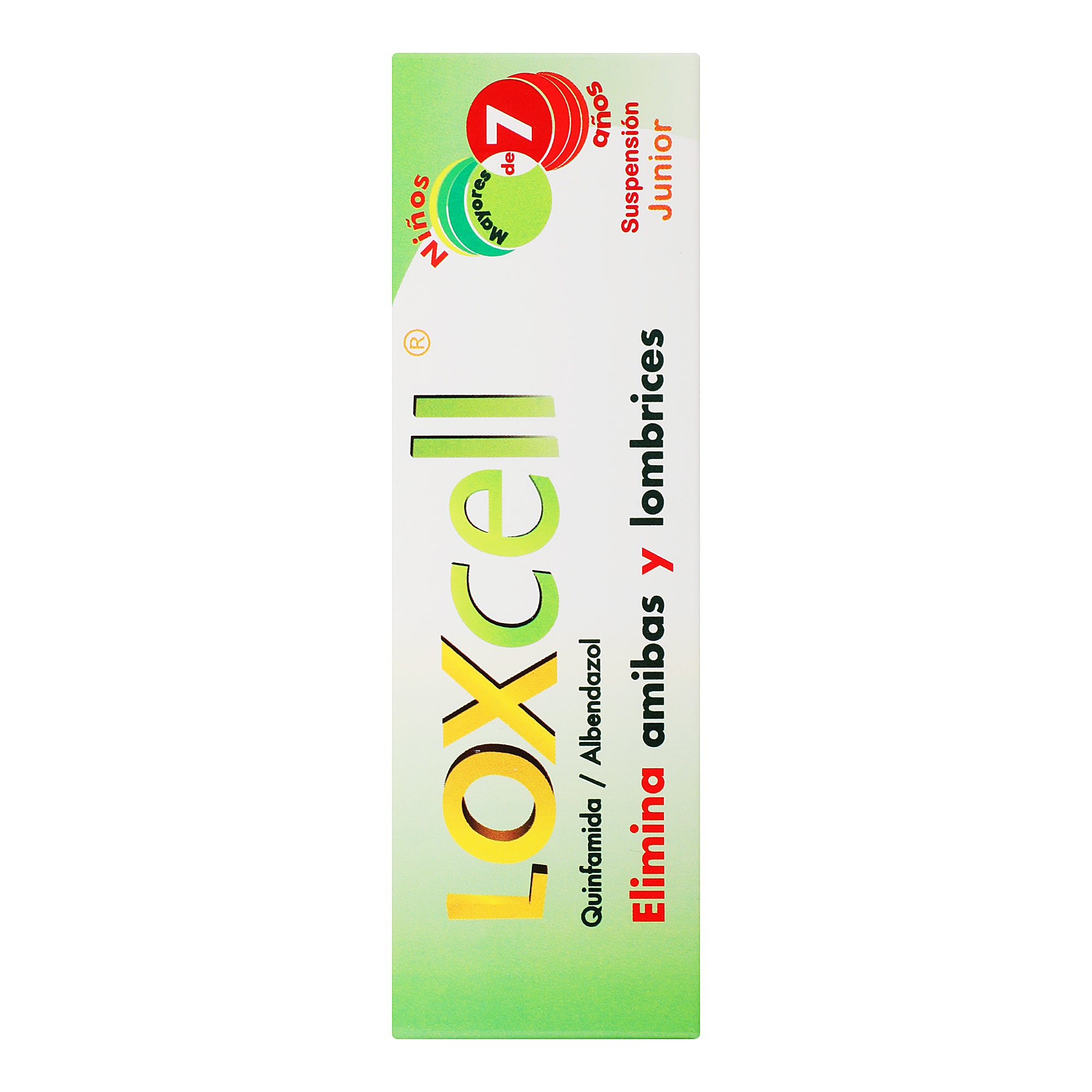 Loxcell Junior Suspensión 400Mg/200Mg 20Ml (Albendazol/Quinfamida) 7 - 7502224227346