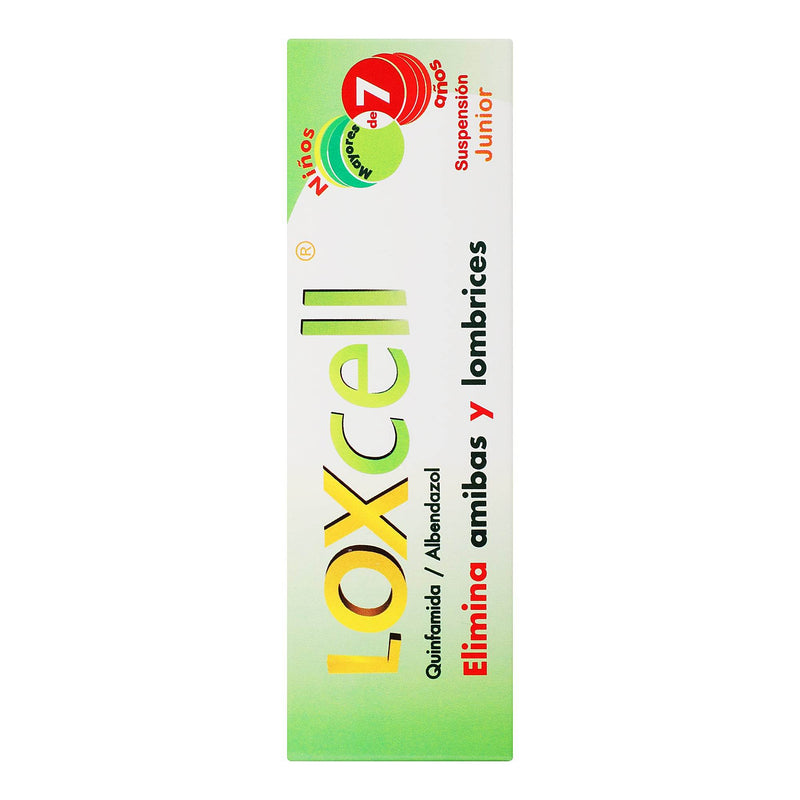 Loxcell Junior Suspensión 400Mg/200Mg 20Ml (Albendazol/Quinfamida) - WeCare Pharma