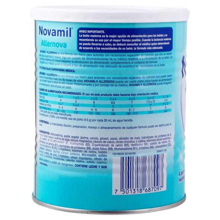 Novamil Allernova Lata 400G - WeCare Pharma