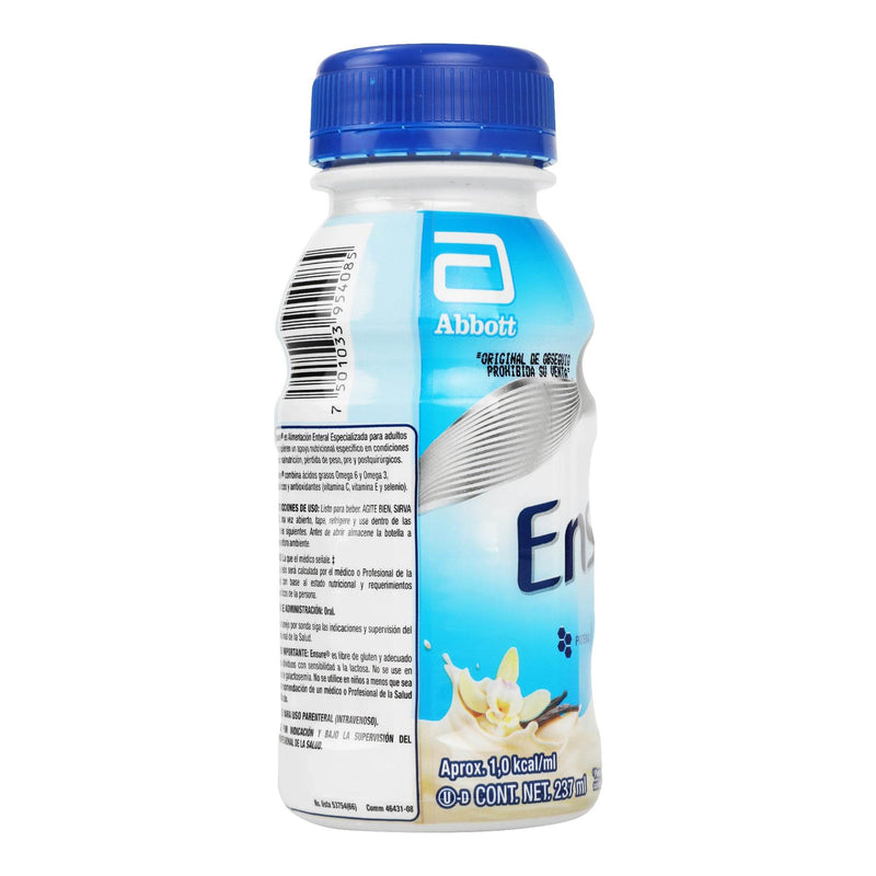 Ensure Frasco 237Ml Vainilla (Suplemento Alimenticio) - WeCare Pharma
