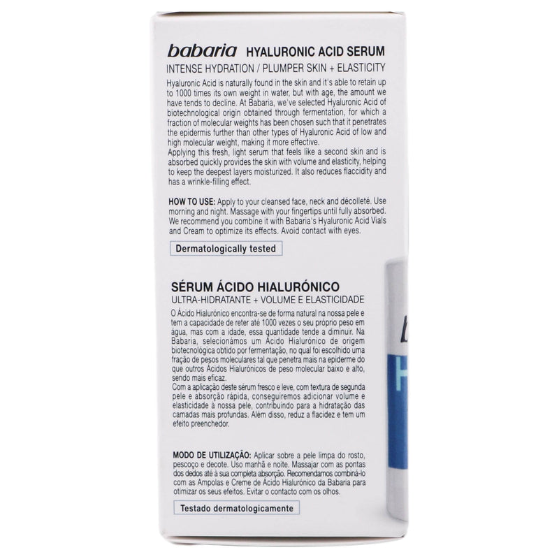 Babaria Serum Acido Hialuronico 30Ml - WeCare Pharma