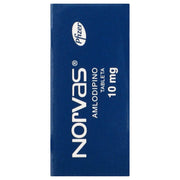 Norvas 10Mg Con 20 Tabletas (Amlodipino) - WeCare Pharma