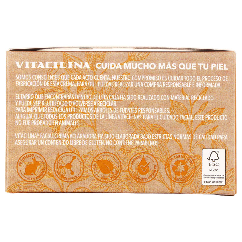 Vitacilina Facial Aclaradora Crema 100G - WeCare Pharma